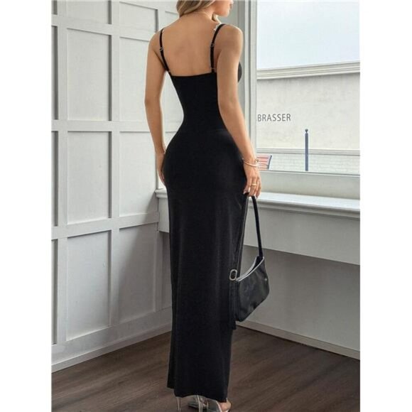 Lace Detail Bodycon Maxi Dress - Picture 2 of 3